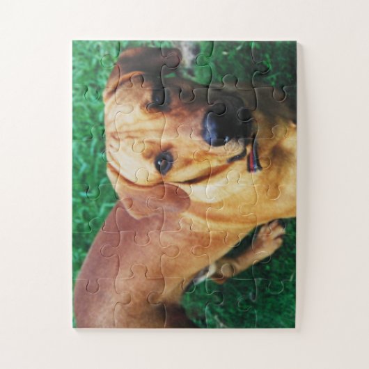 Maßgeschneiderte große Teile Personalisiert Puzzle (Vertikal)