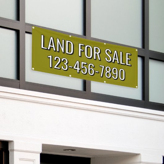 Maßgeschneiderte Grundstücke für den Verkauf oder Banner (Äußeres Gebäude)