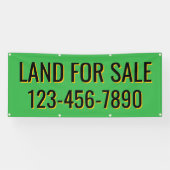 Maßgeschneiderte Grundstücke für den Verkauf oder Banner (Horizontal)