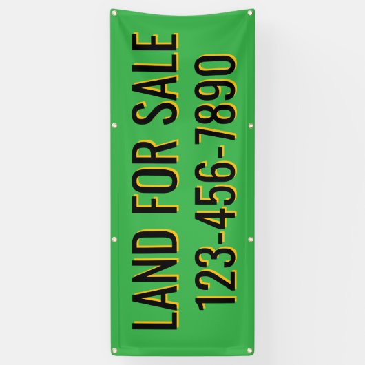 Maßgeschneiderte Grundstücke für den Verkauf oder Banner (Vertikal)