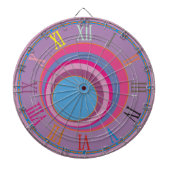 Maßgeschneiderte, gürtelig hübsche Kreisen Tornado Dartscheibe (vorne)