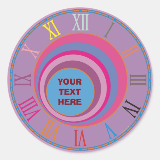 Maßgeschneiderte, gürtelig hübsche Kreisen Tornado Runder Aufkleber (Vorderseite)