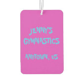 Maßgeschneiderte Gym Dance Studio Gymnastik Akroba Autolufterfrischer (Rückseite)