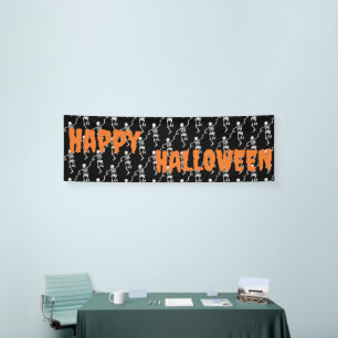 Maßgeschneiderte Halloween-Party-Banner, Tanzskele Banner