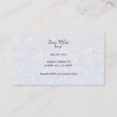 Maßgeschneiderte halogenisierte Visitenkarten Visitenkarte (Rückseite)