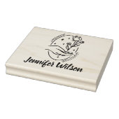 Maßgeschneiderte Handarbeit mit Liebe, moderne Wil Gummistempel (Stempel)