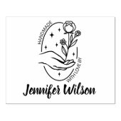 Maßgeschneiderte Handarbeit mit Liebe, moderne Wil Gummistempel (Prägung)