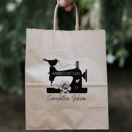 Maßgeschneiderte Handarbeit mit Liebe, Nähgeschäft Gummistempel