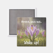 Maßgeschneiderte, handgezeichnete Blume Magnet (Vorderseite/Rückseite)