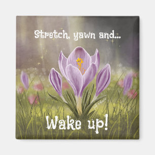 Maßgeschneiderte, handgezeichnete Blume Magnet