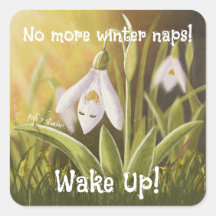 Maßgeschneiderte Handgezeichnete Snowdrop Blüte