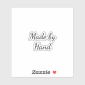 Maßgeschneiderte, handtransparent aufkleber (Blatt)