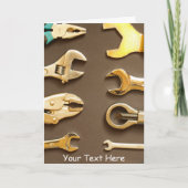 Maßgeschneiderte Handwerkzeuge Karte (Vorderseite)