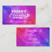 Maßgeschneiderte Hausreinigungs-Visitenkarten Visitenkarte (Vorne/Hinten)