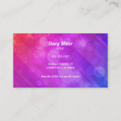 Maßgeschneiderte Hausreinigungs-Visitenkarten Visitenkarte (Rückseite)