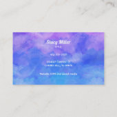 Maßgeschneiderte Hausreinigungs-Visitenkarten Visitenkarte (Rückseite)