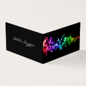 Maßgeschneiderte, helle Abstrakte Kunst Visitenkarten (Vorderseite)