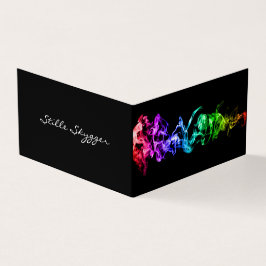 Maßgeschneiderte, helle Abstrakte Kunst Visitenkarten