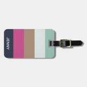 Maßgeschneiderte, helle Heues & Imitats Gold Gepäckanhänger (Vorderseite horizontal)