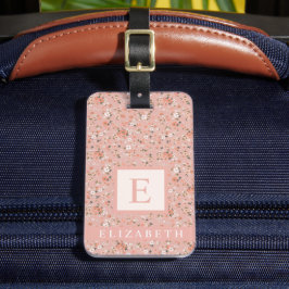 Maßgeschneiderte hellpastellfarbene, rosafarbene,  gepäckanhänger