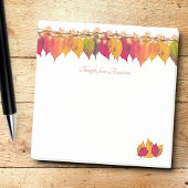 Maßgeschneiderte Herbst Saisonleaf Border Firefref Post-it Klebezettel