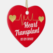Maßgeschneiderte Herztransplantation Keramik Ornament (Rechts)