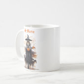 Maßgeschneiderte Hexerei: Halloween-Cup Kaffeetasse (Vorderseite Links)