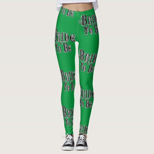 Maßgeschneiderte Hintergrundfarbe Leggings (Vorderseite)