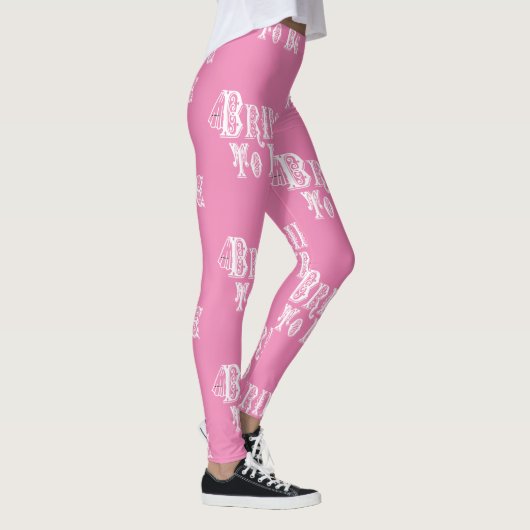 Maßgeschneiderte Hintergrundfarbe Leggings (Rechts)