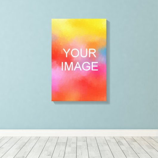 Maßgeschneiderte, hochqualitative, vertikal leinwanddruck (Insitu (Holzboden))