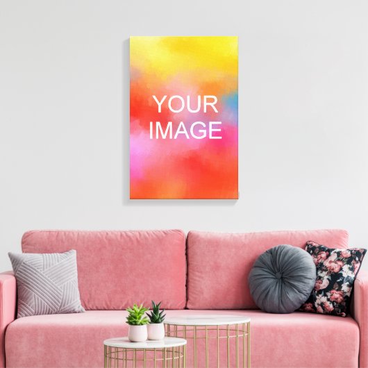 Maßgeschneiderte, hochqualitative, vertikal leinwanddruck (Insitu (Wohnzimmer))