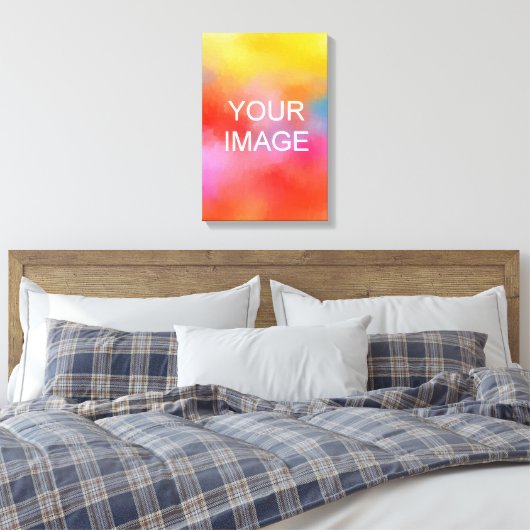 Maßgeschneiderte, hochqualitative, vertikal leinwanddruck (Insitu (Schlafzimmer))