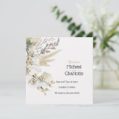 Maßgeschneiderte Hochzeit Einladung (Stehend Vorderseite)