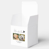 Maßgeschneiderte Hochzeit Geschenkschachtel (Geöffnet)