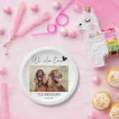 Maßgeschneiderte Hochzeit Pappteller (Party)