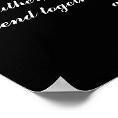 Maßgeschneiderte Hochzeit Poster (Ecke)