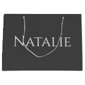 Maßgeschneiderte Hochzeit von eleganten Brautparty Große Geschenktüte (Vorderseite)