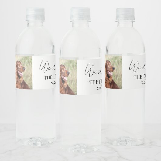 Maßgeschneiderte Hochzeit Wasserflaschenetikett (Flaschen)