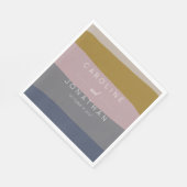 Maßgeschneiderte Hochzeiten für moderne Mauve- und Serviette (Ecke)