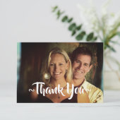 Maßgeschneiderte Hochzeitkarten Dankeskarte (Stehend Vorderseite)