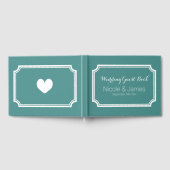 Maßgeschneiderte Hochzeitsbücher mit extravaganter Gästebuch (Voll)