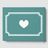 Maßgeschneiderte Hochzeitsbücher mit extravaganter Gästebuch (Rückseite)