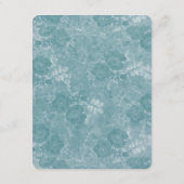 Maßgeschneiderte Hochzeitsdetails/ EINFÜGENDE KART Begleitkarte (Rückseite)