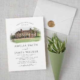 Maßgeschneiderte Hochzeitsfeier Einladung