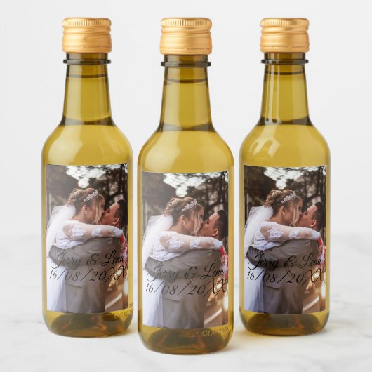Maßgeschneiderte Hochzeitsflaschen Weinetikett (Flaschen)