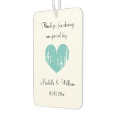 Maßgeschneiderte Hochzeitsgarantie für den Autover Autolufterfrischer (Links)