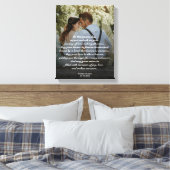 Maßgeschneiderte Hochzeitsgeschenke, Mauerwerk Leinwanddruck (Insitu (Schlafzimmer))