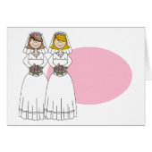 Maßgeschneiderte Hochzeitskarten, Sticker, T (Vorderseite (Horizontal))
