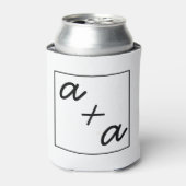 Maßgeschneiderte Hochzeitskissen, Personalisiertes Dosenkühler (Kanne Vorderseite)