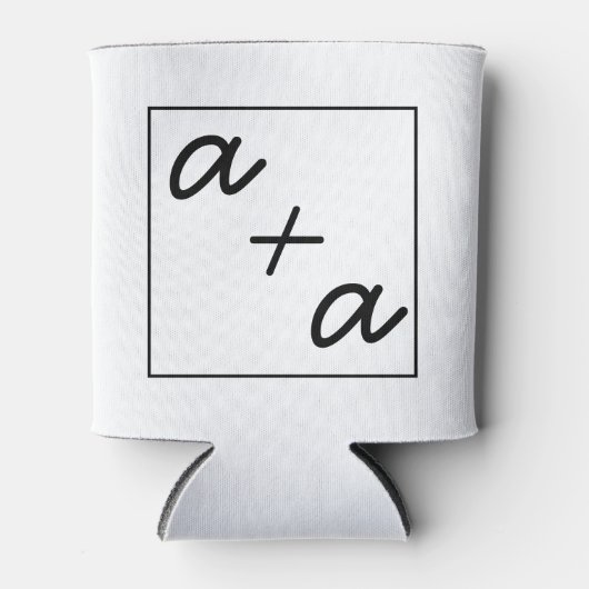 Maßgeschneiderte Hochzeitskissen, Personalisiertes Dosenkühler (Vorderseite)